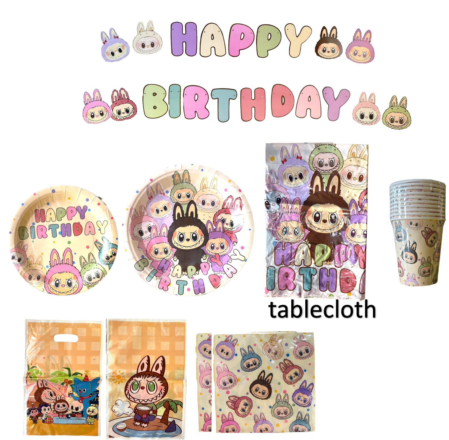 Labubu Party Decoration Package
