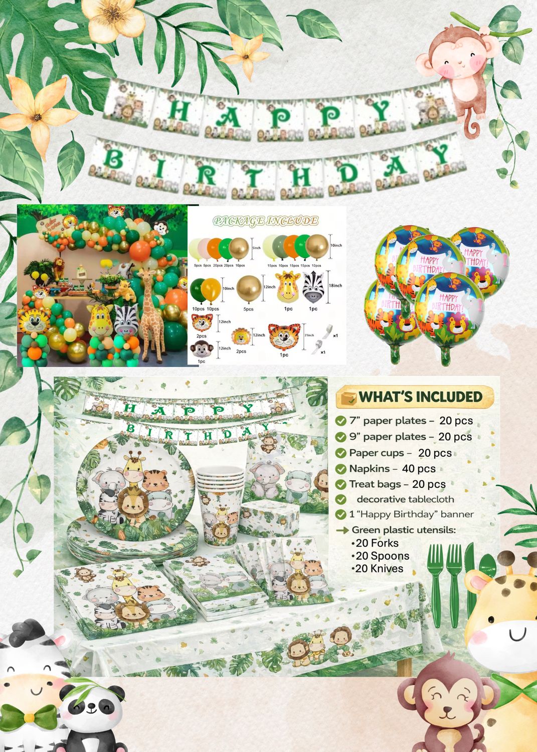 Jungle Party Set