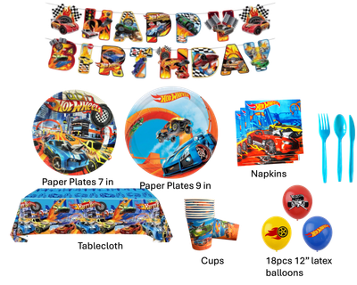 Hot Wheels 100 pcs Party Set
