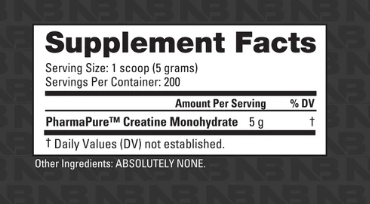 Nutra bio Creatine Monohydrate