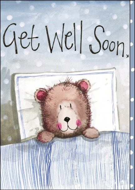 Get Well Bear Card