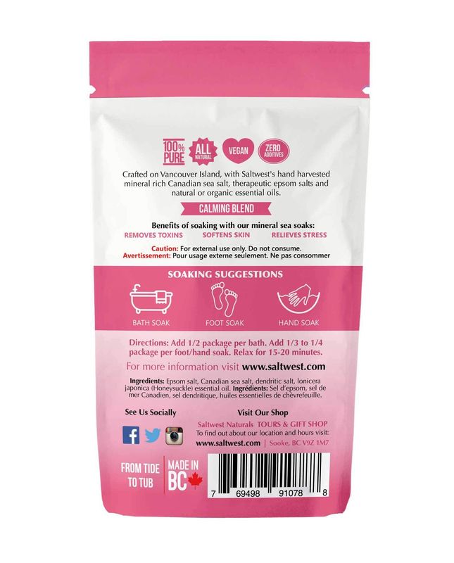 West Coast Honeysuckle Bath Soak