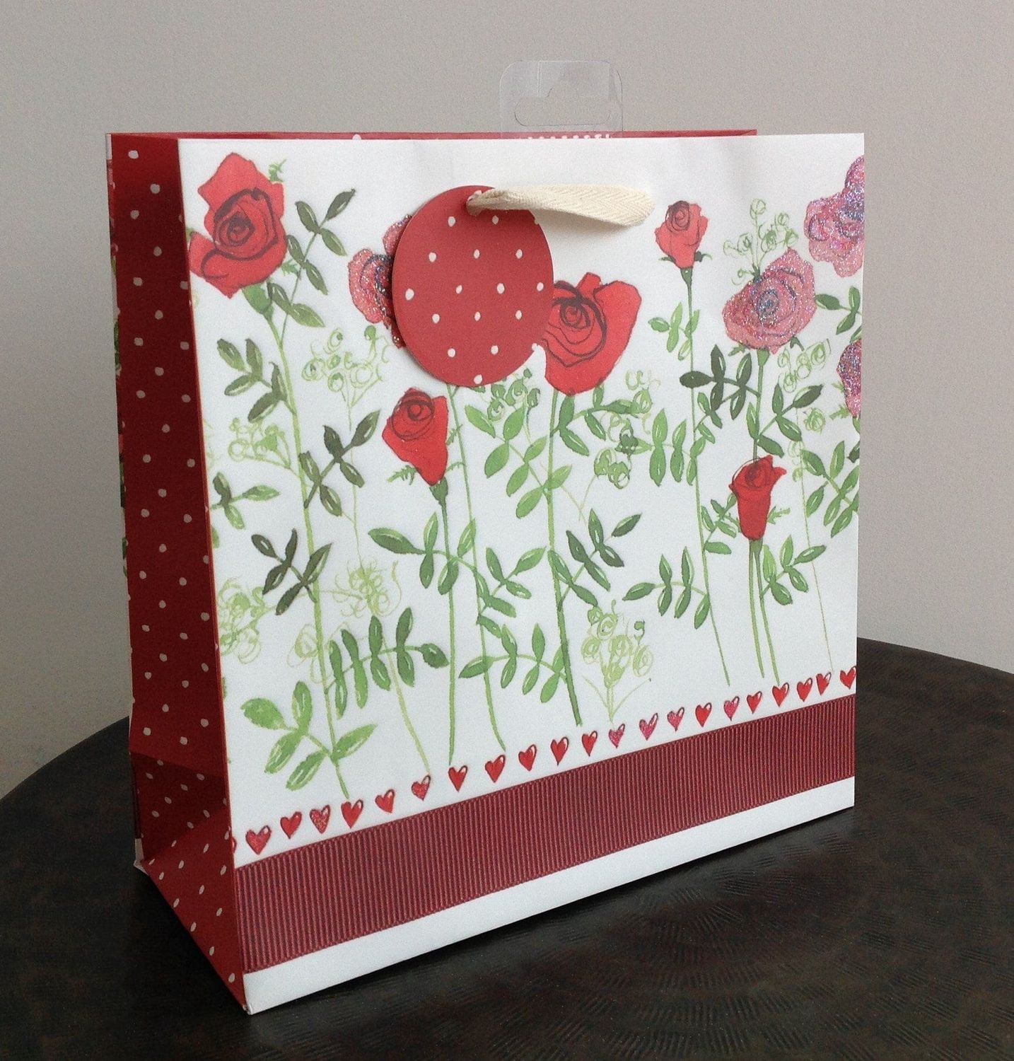 Ruby Roses Medium Gift Bag
