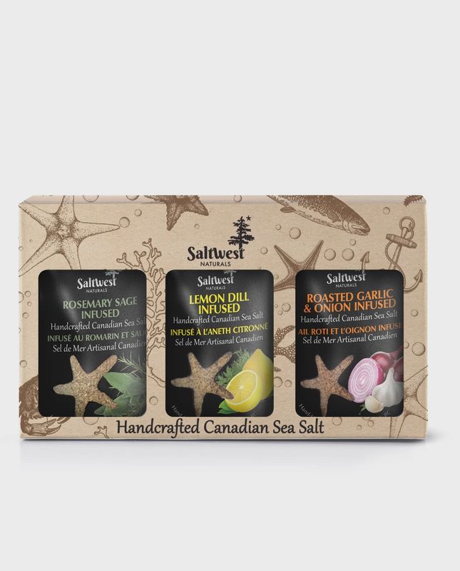 Herb Infused Sea Salt Gift Box