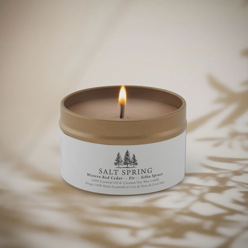 Salt Spring Candle 6oz Tin