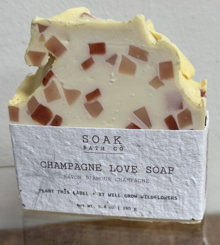 Champagne Love soap