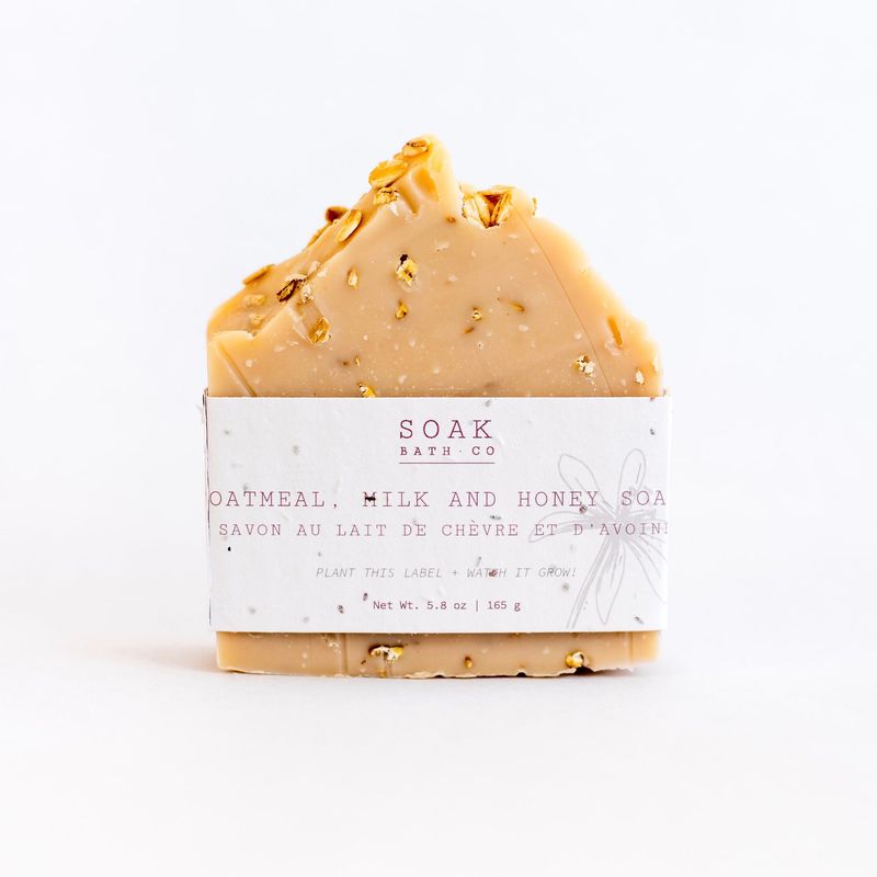 Oatmeal, Milk, Honey soap