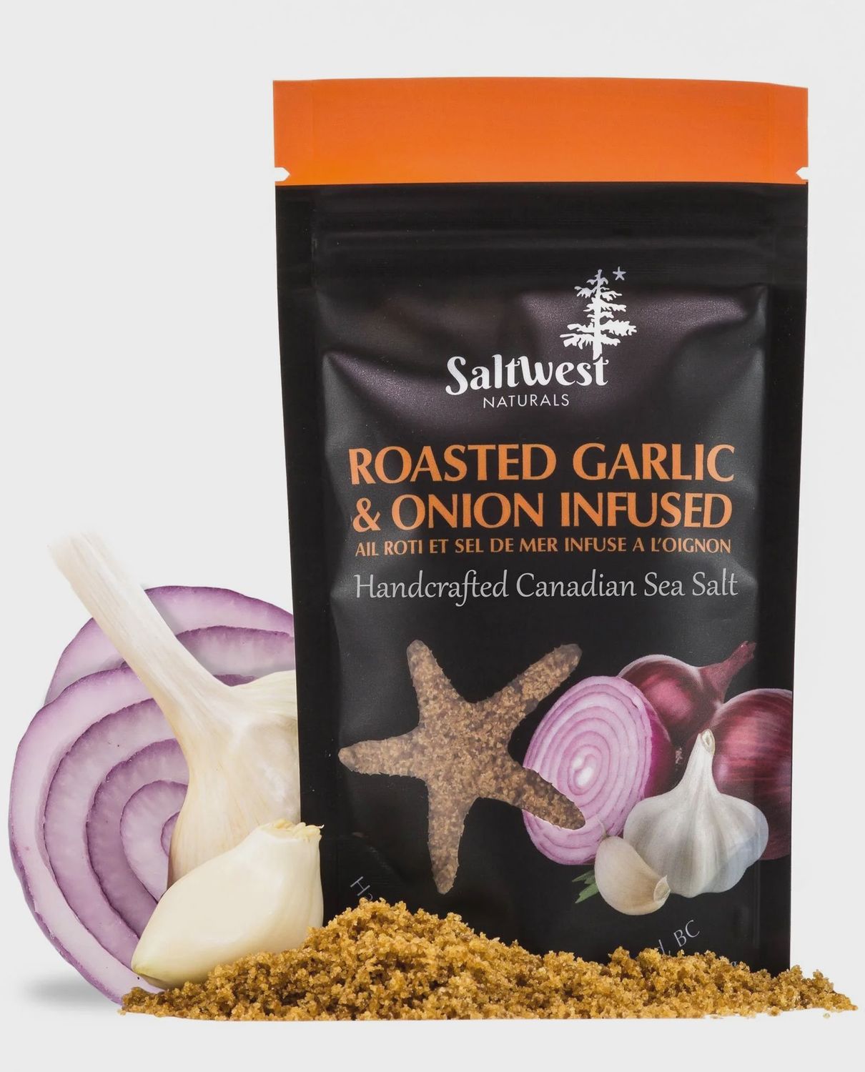 Roasted Garlic &amp; Onion Infused Sea Salt