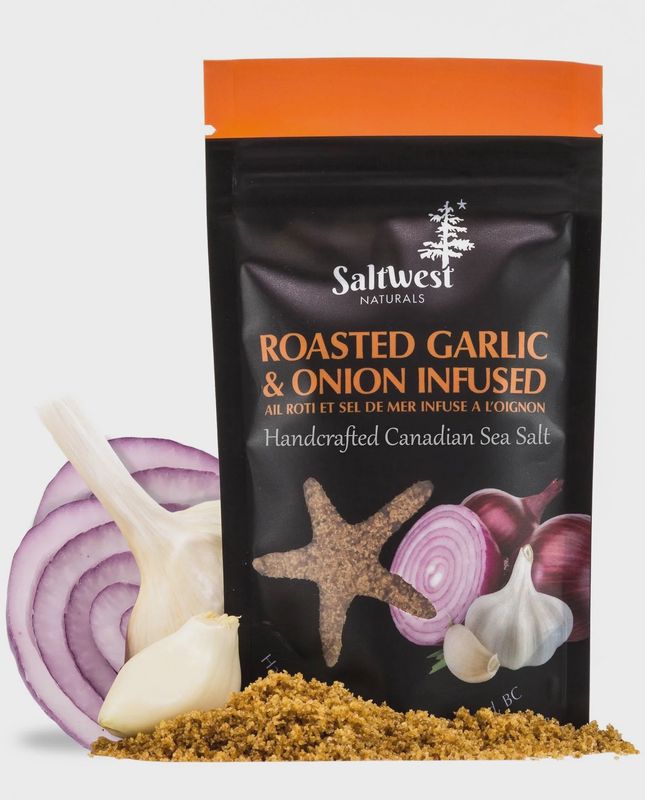Roasted Garlic &amp; Onion Infused Sea Salt