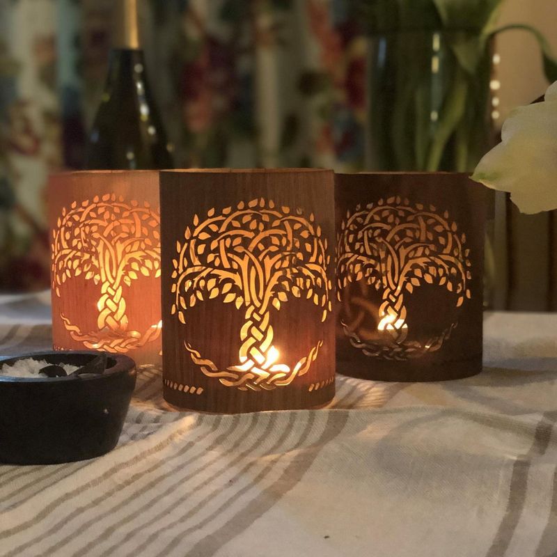 Celtic Tree of Life Lantern Cozie