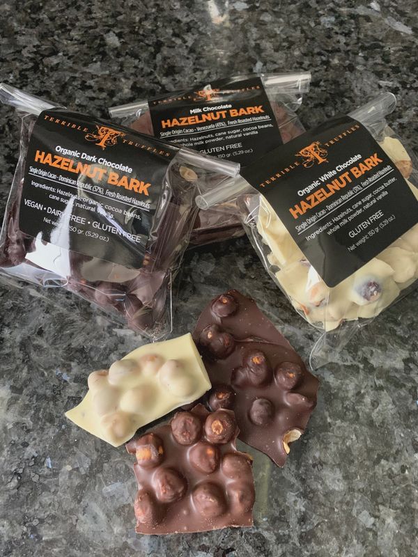 Dark Chocolate Hazelnut Bark