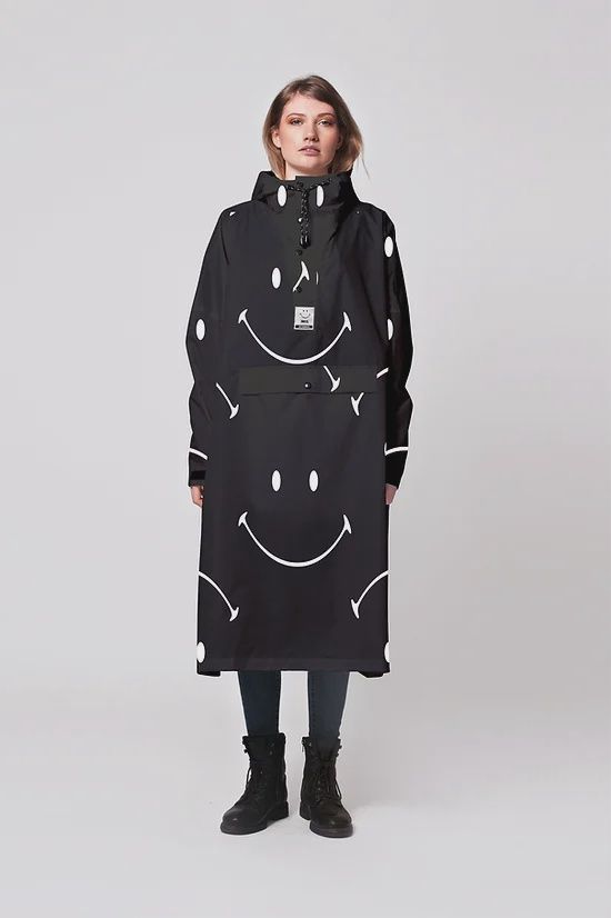Classic Smile Rain Poncho