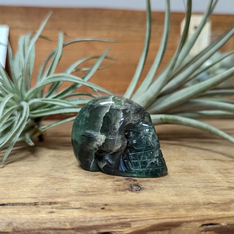 Fluorite Skull