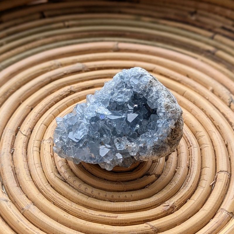Celestite Druzy Cluster