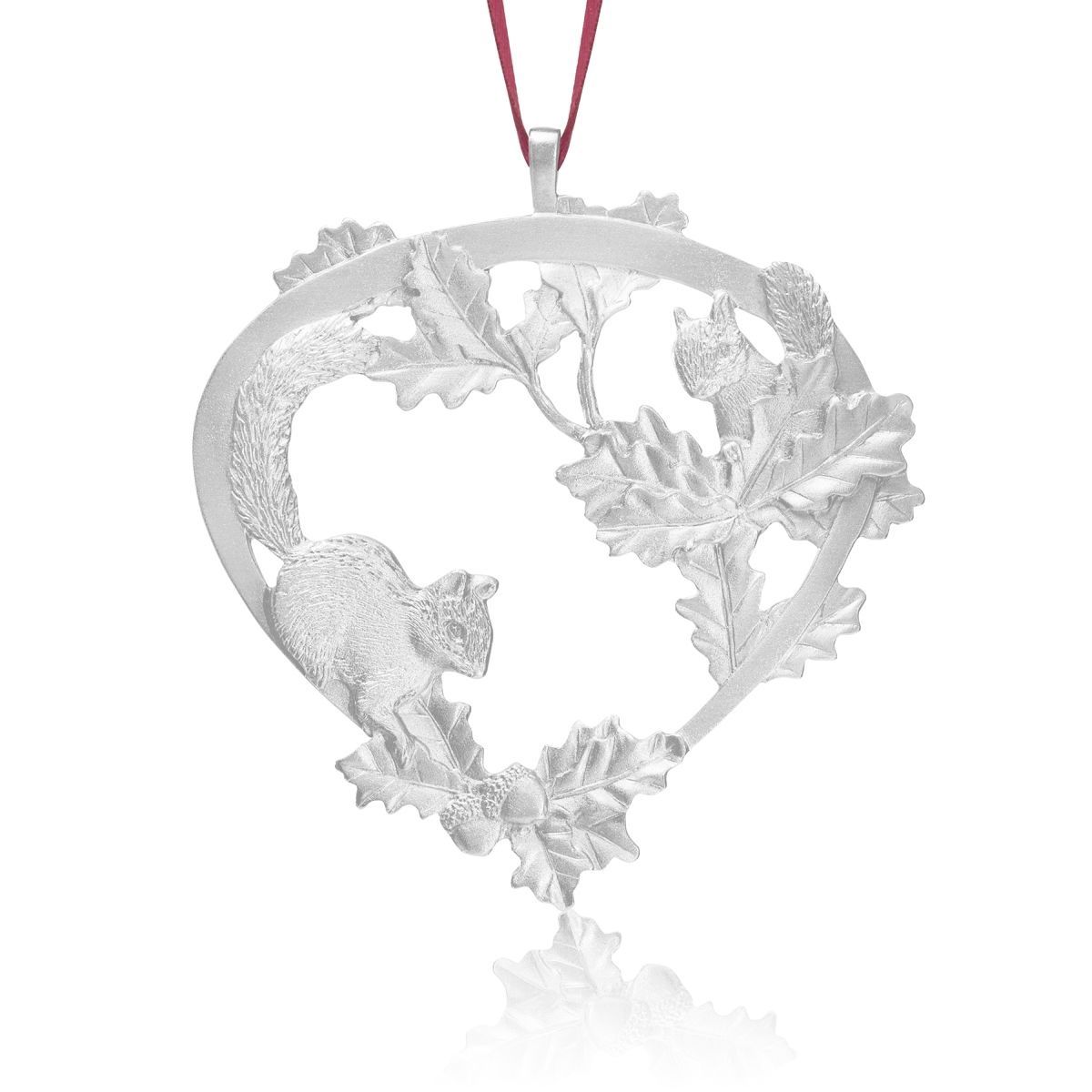 Chipmunks Pewter Ornament