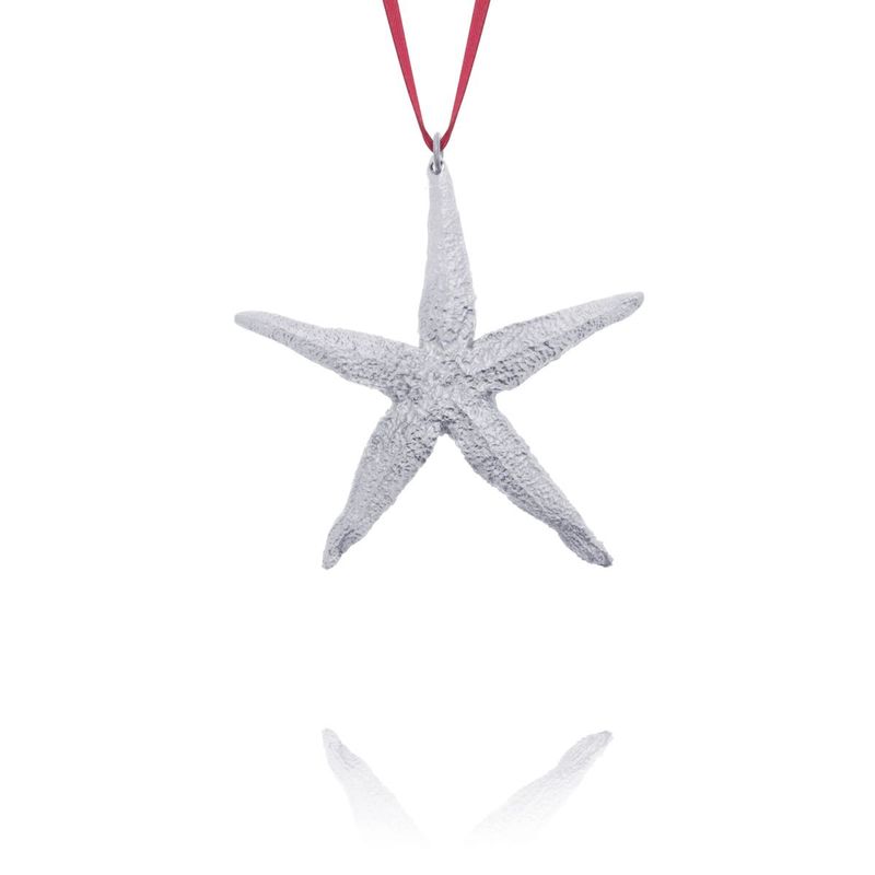Starfish Pewter Ornament