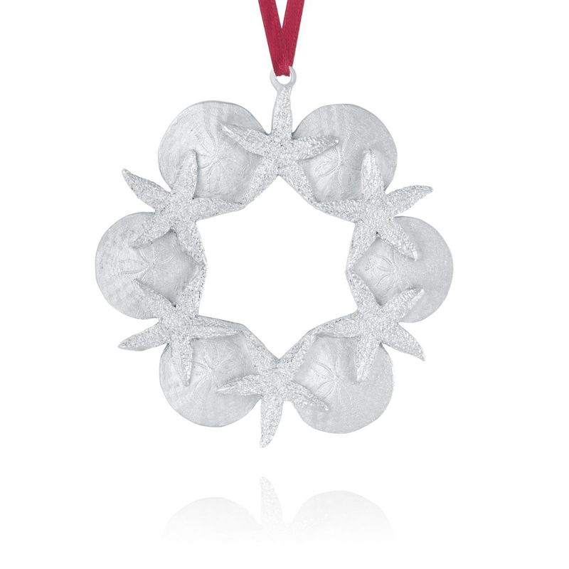 Sea Wreath Pewter Ornament