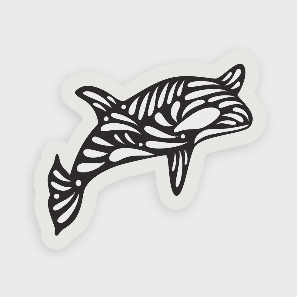 AL12 Orca and Octopus Stickers