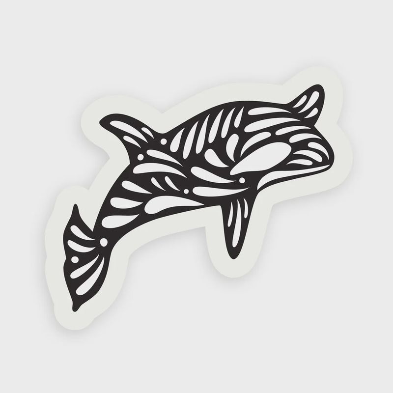 AL12 Orca and Octopus Stickers