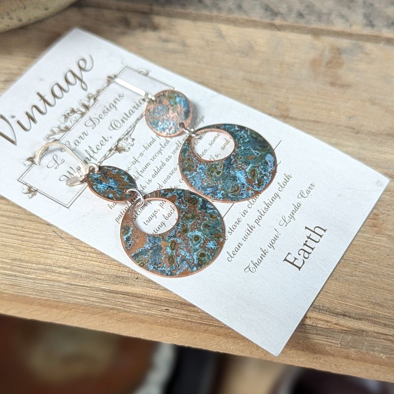 Open Circle Earth Earrings