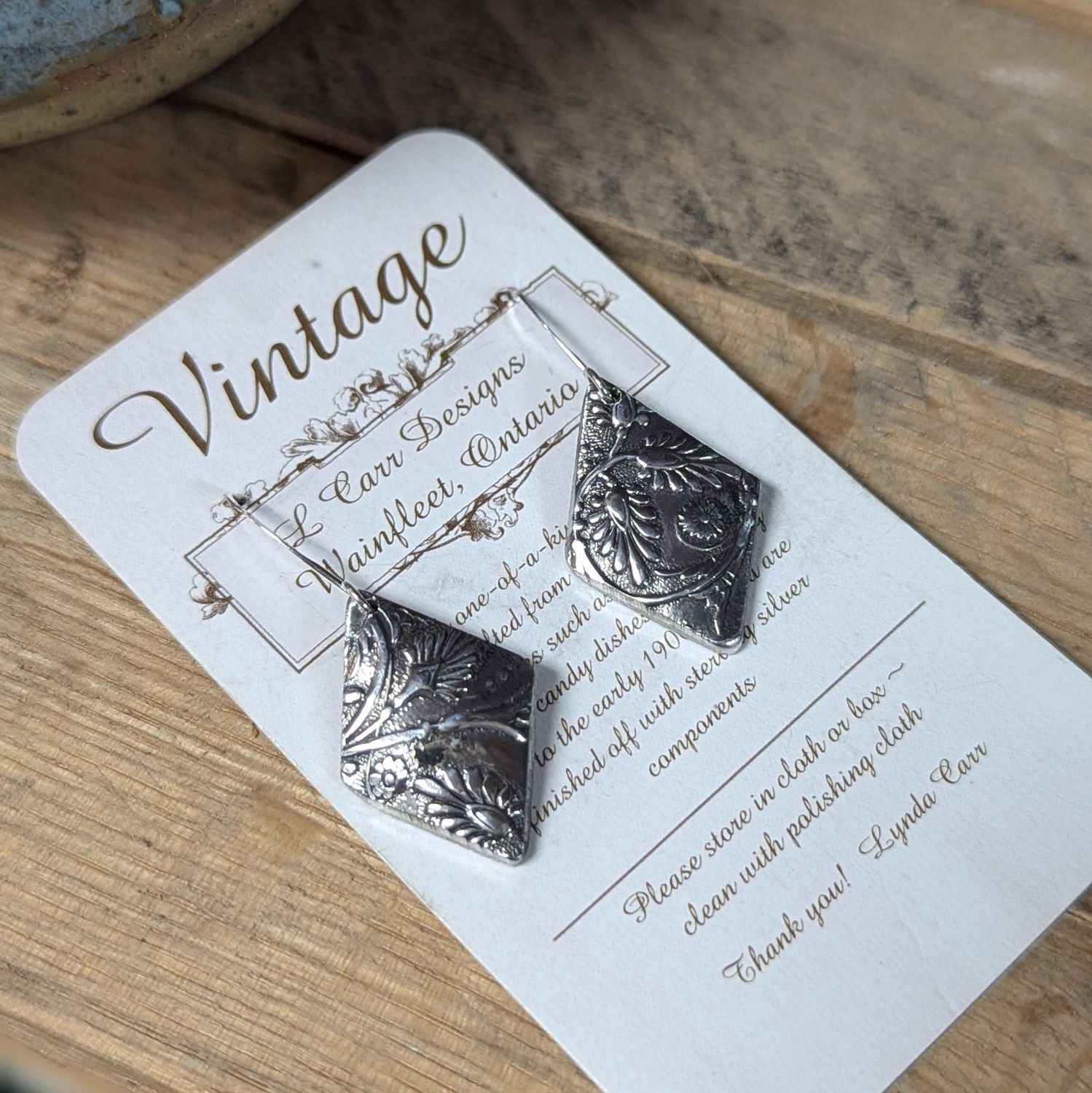 Diamond Vase Earrings