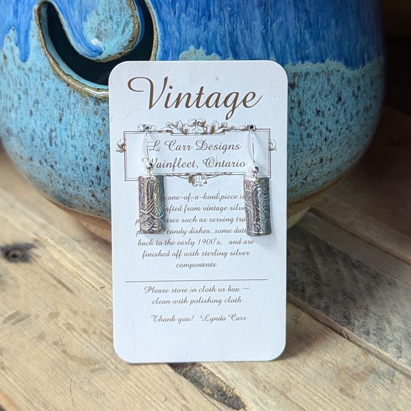 Rectangle Trivet Earrings