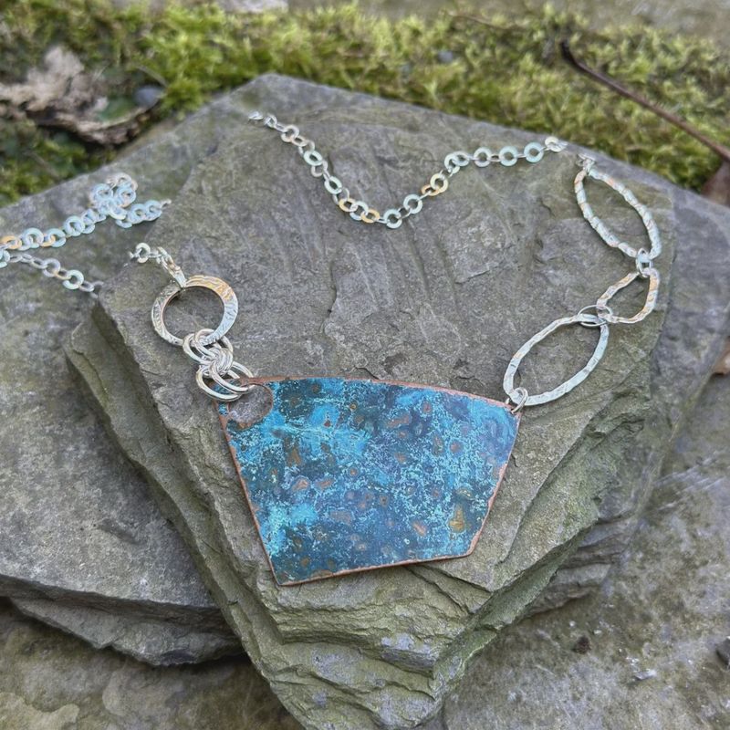 Off-Square Earth Necklace