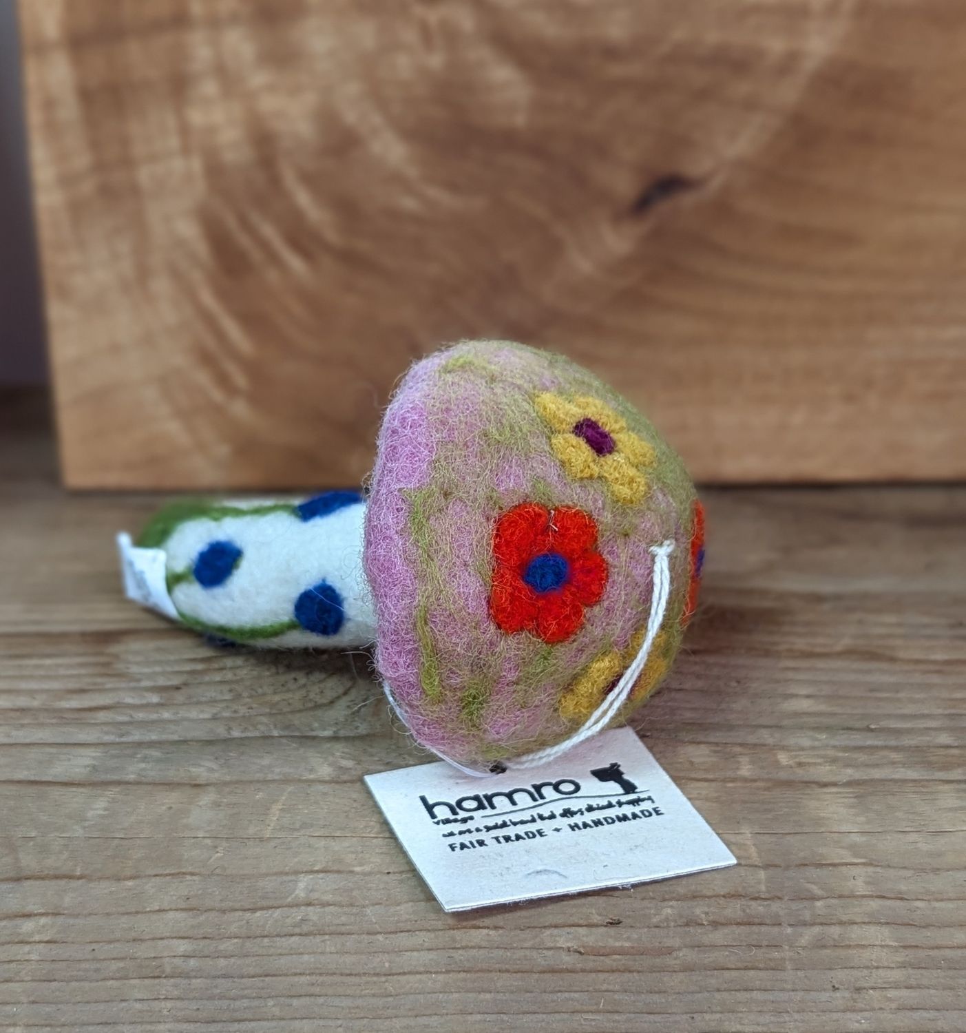 Felt Wild Flower Mushroom Ornament
