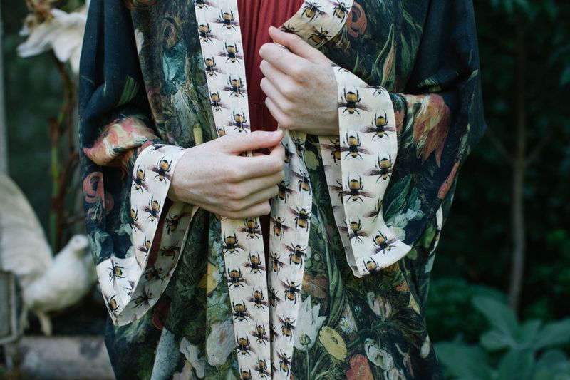 I Dream In Flowers Opera Duster