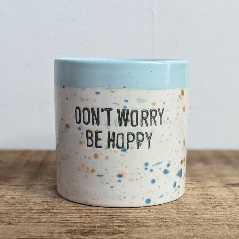 3.5&quot; x 3.25&quot; Spritz Easter By Hoppy Pot