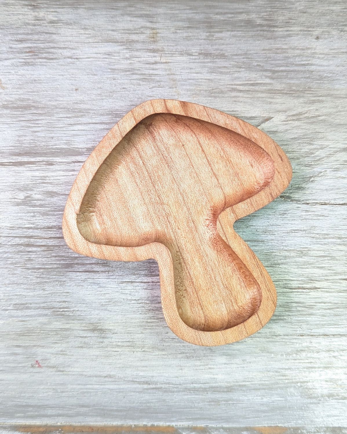 Mushroom Wooden Trinket Tray