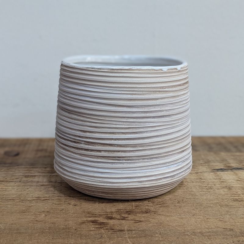 4&quot; Coffee Two Toned Pot