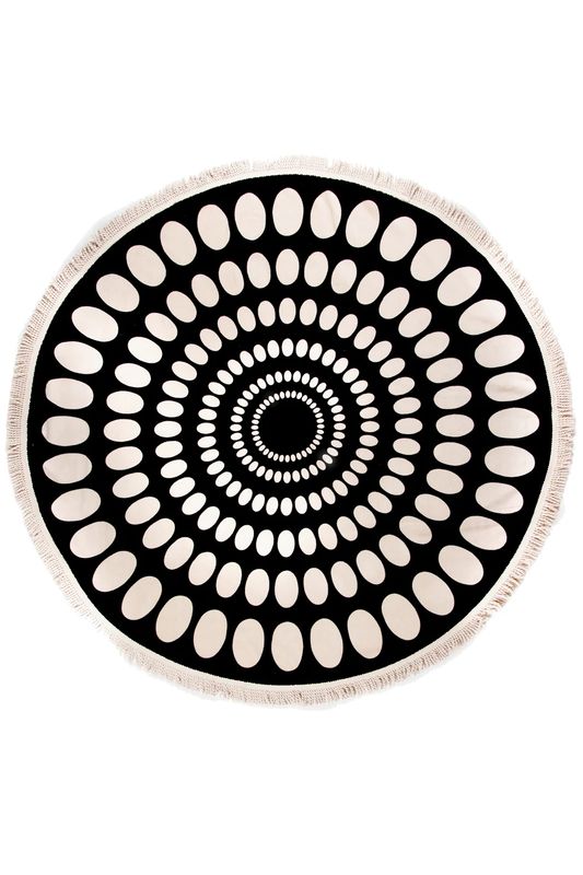 Axel Velour Round Towel