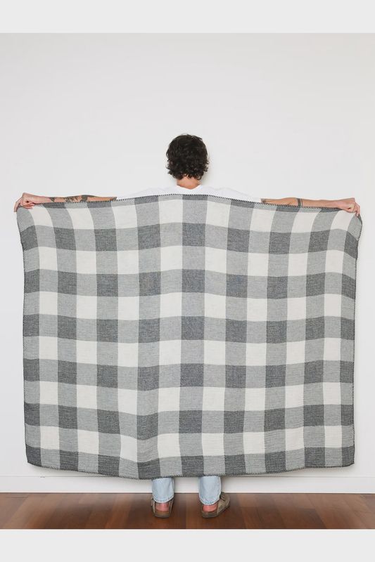 The Wilder Plaid Muslin Throw Blanket