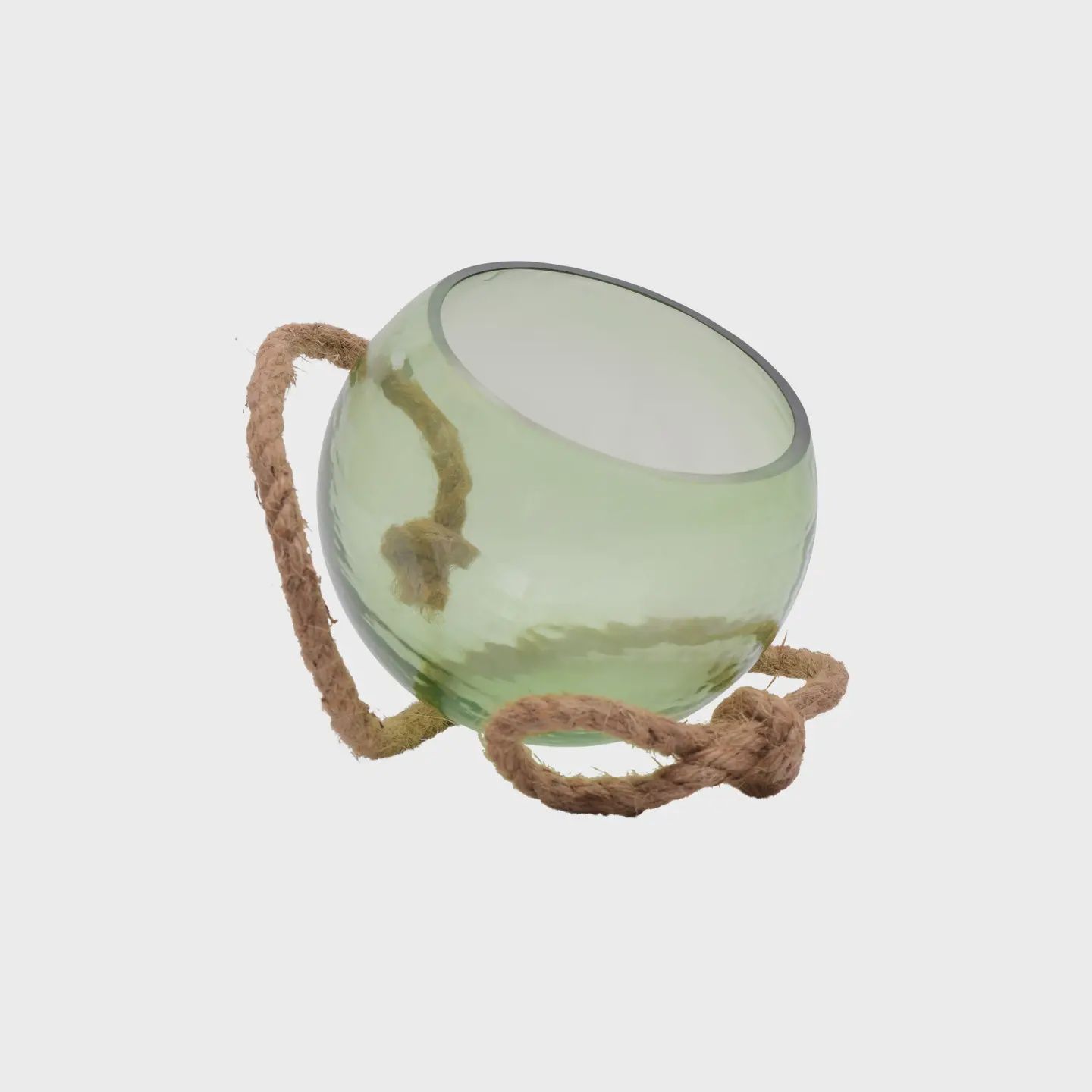 Green Aria Hanging Terrarium