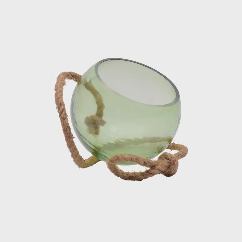 Green Aria Hanging Terrarium