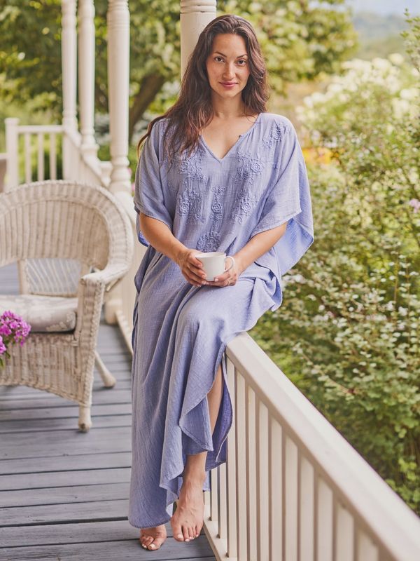 Morning Muse Caftan Sunwashed Blue