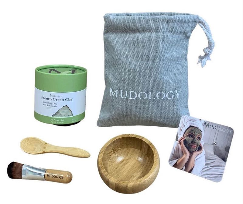 French Green Clay Spa Set