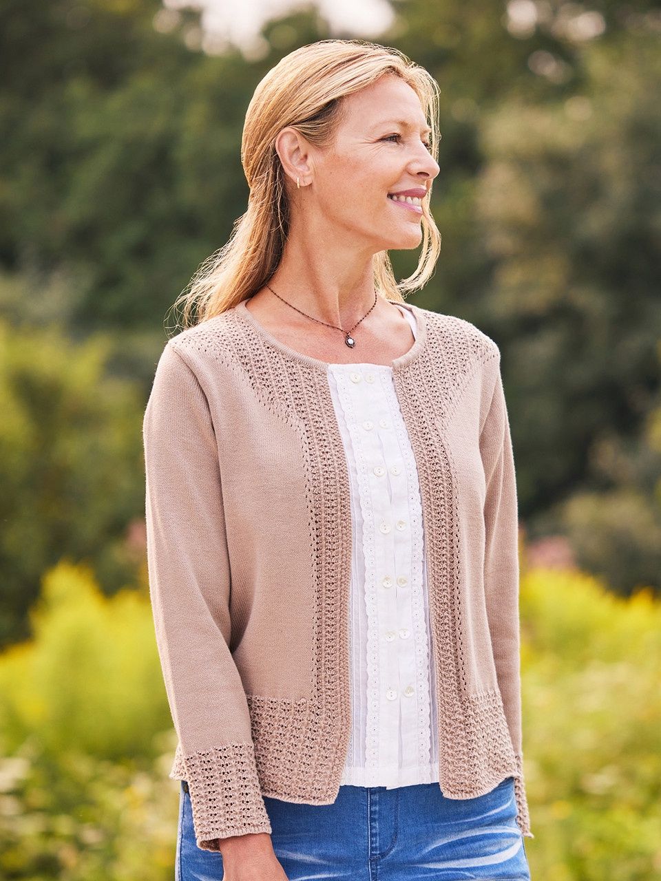 Mushroom Chanterelle Cardigan