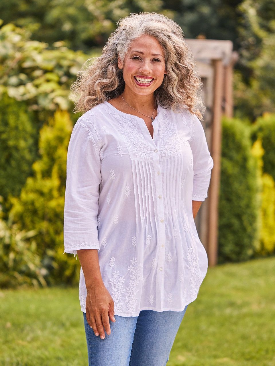 White Fiona Tunic