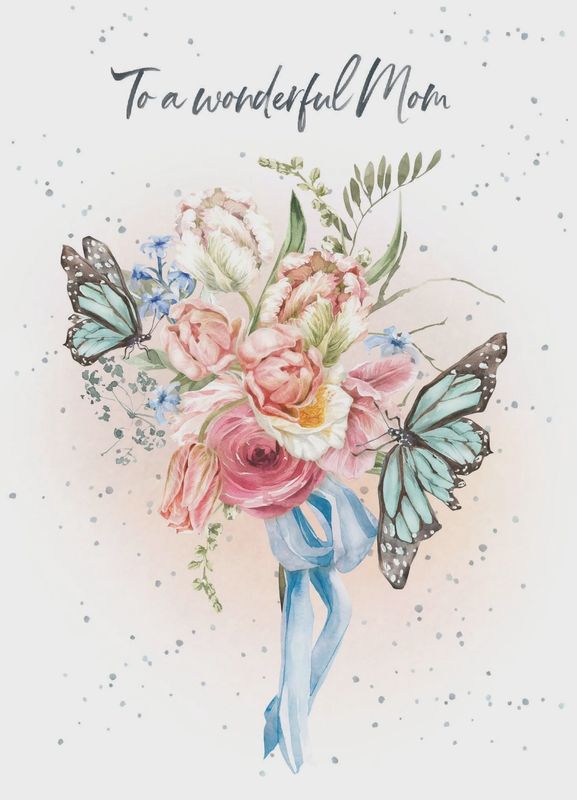 Wonderful Mom Card