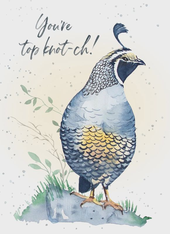 Top Knot-ch Card