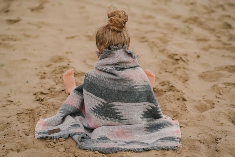 Dusty Rose Multi Mini Blanket