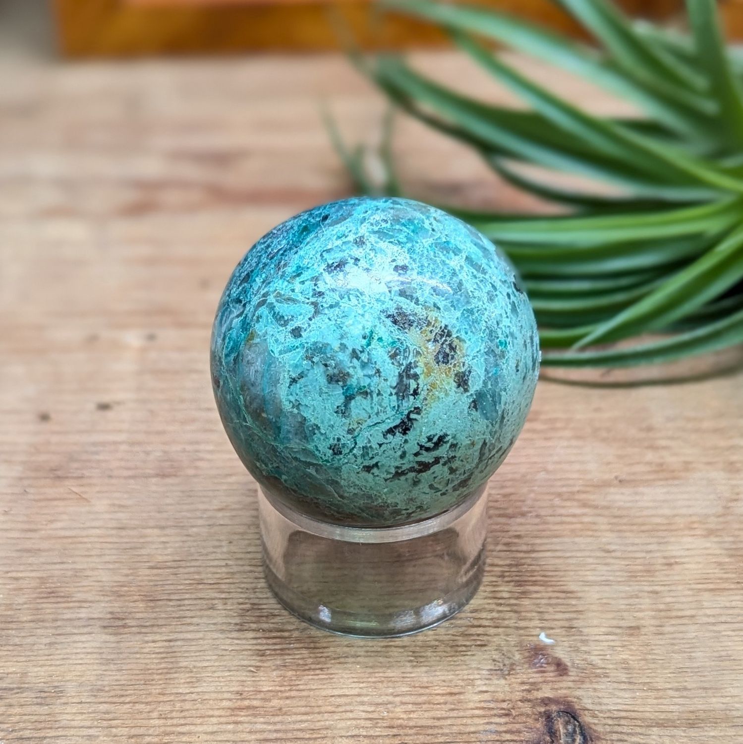 Small Chrysocolla Sphere