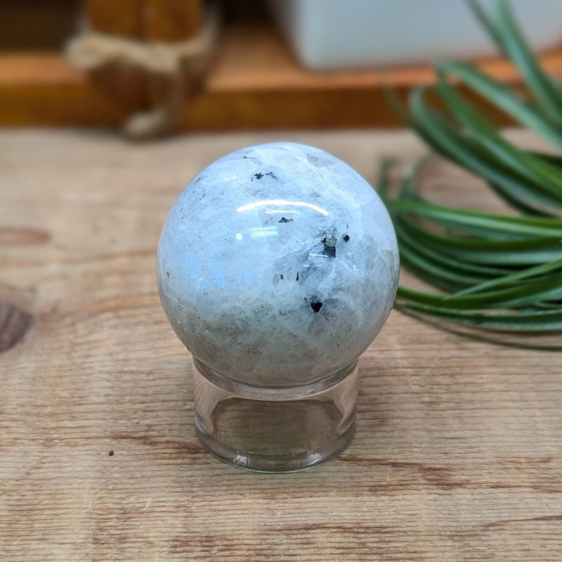 Small Blue Moonstone Sphere