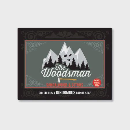 The Woodsman Sandalwood &amp; Citrus Soap Bar