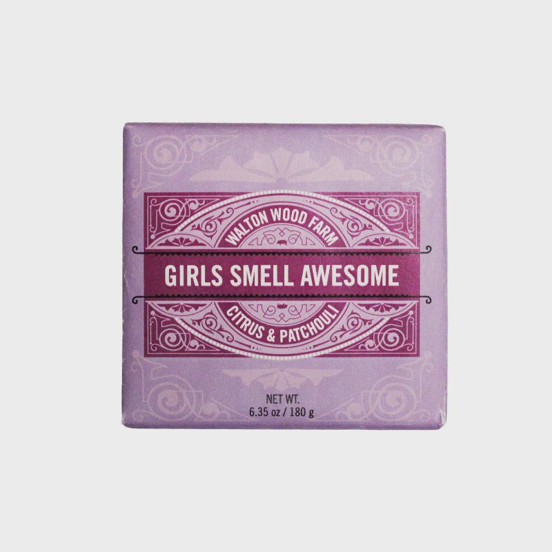 Girls Smell Awesome Citrus &amp; Patchouli Soap Bar