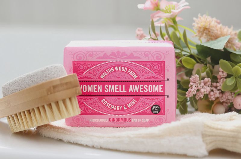 Women Smell Awesome Rosemary &amp; Mint Soap Bar