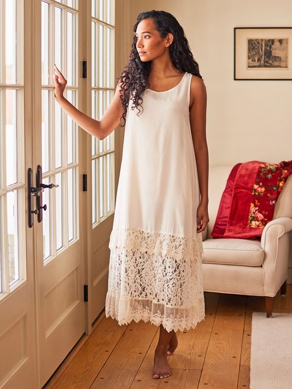 Ecru Camille Lace Slip
