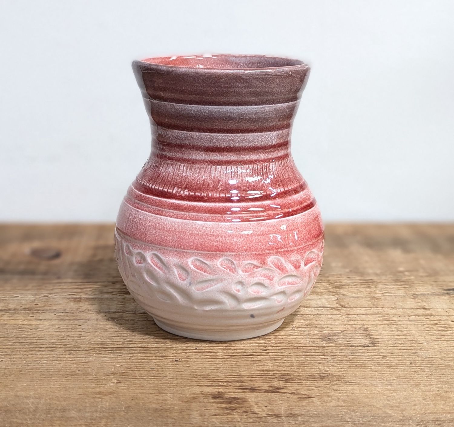 ER101 Small Dark Red Vase